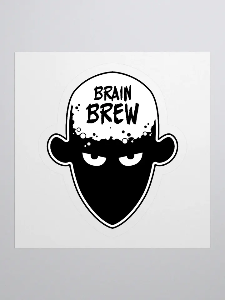 Brain Brew Student Coffee Lover Sticker product image (1)