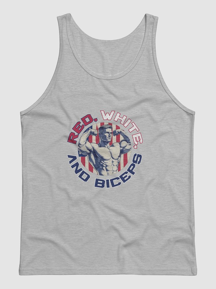 "Red, White, and Biceps"- Men's Tank product image (1)