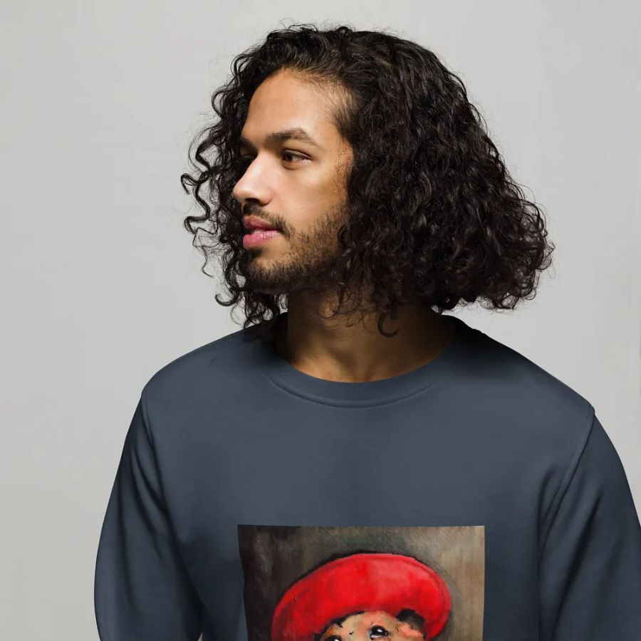 The Dog Poppy - dogPXL Artistic series Unisex Organic Sweatshirt product image (9)