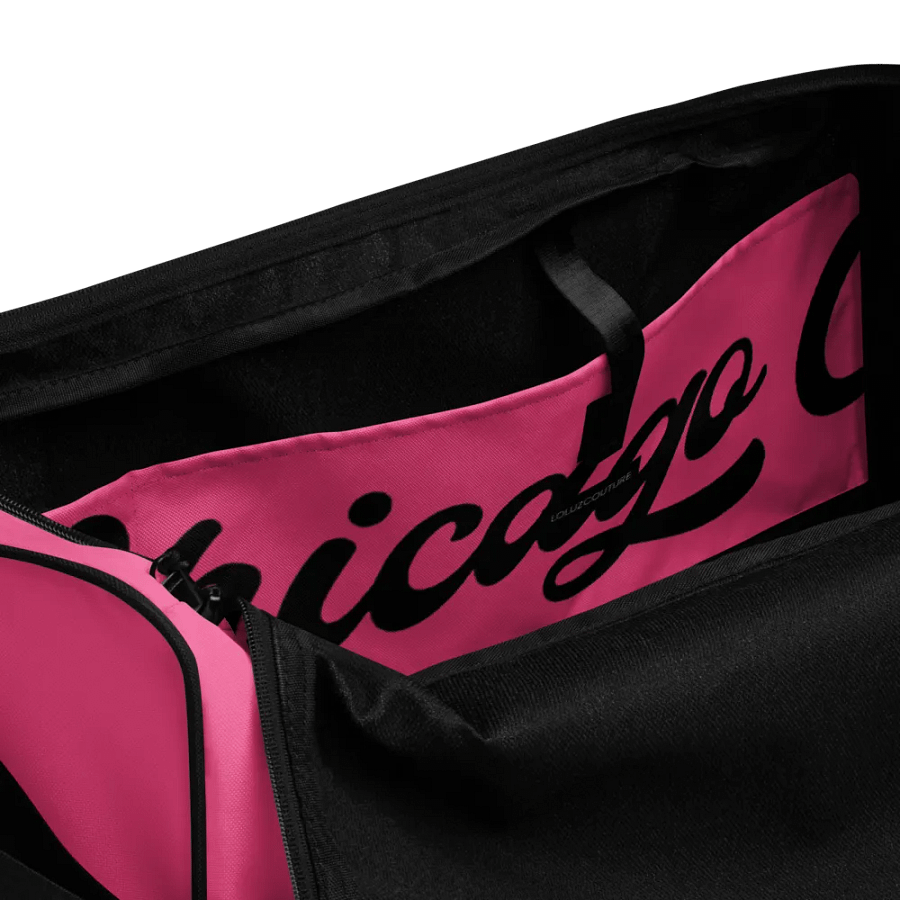 Chicago Script All-Over Duffle Bag product image (8)