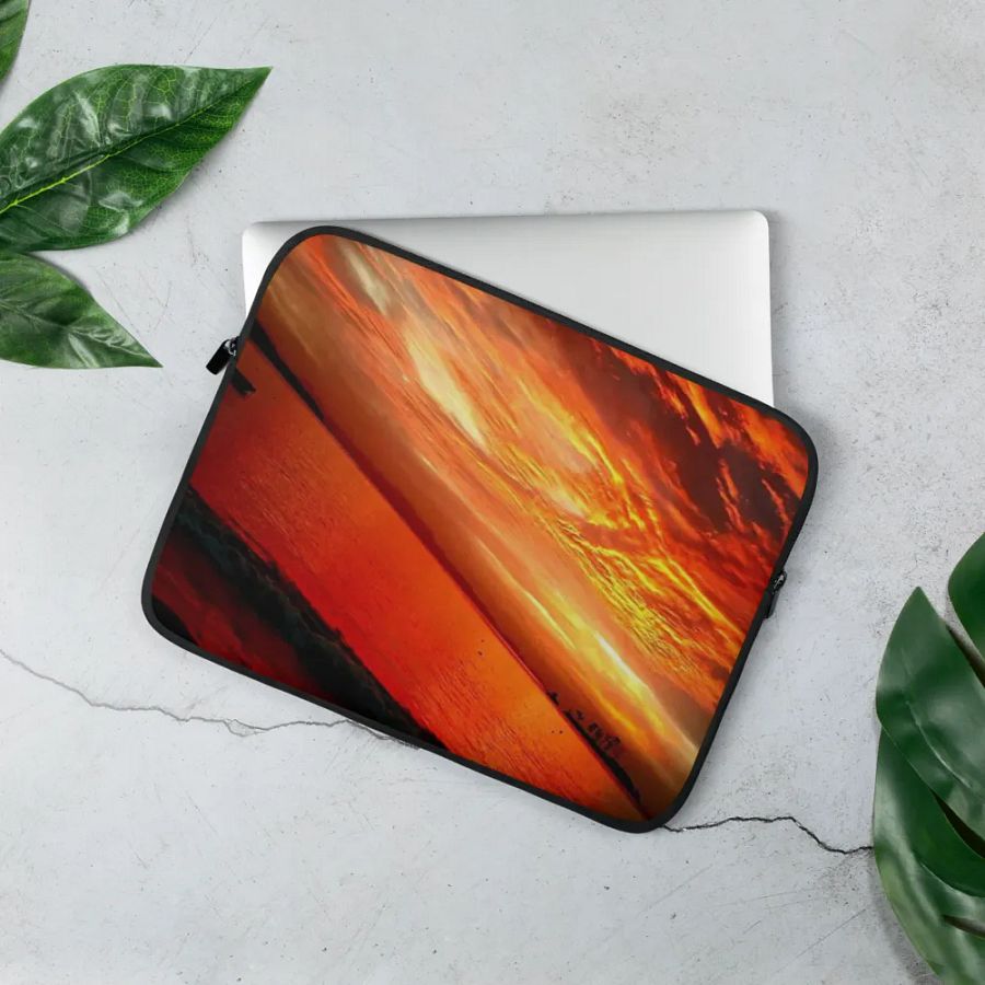Sunset laptop sleeve product image (3)