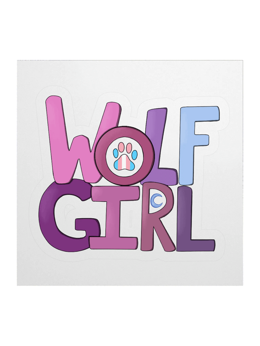 Wolf Girl Sticker product image (1)
