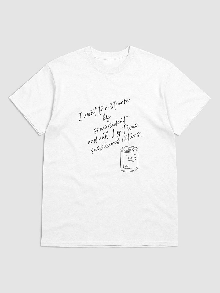 suspicous rations t-shirt light product image (1)