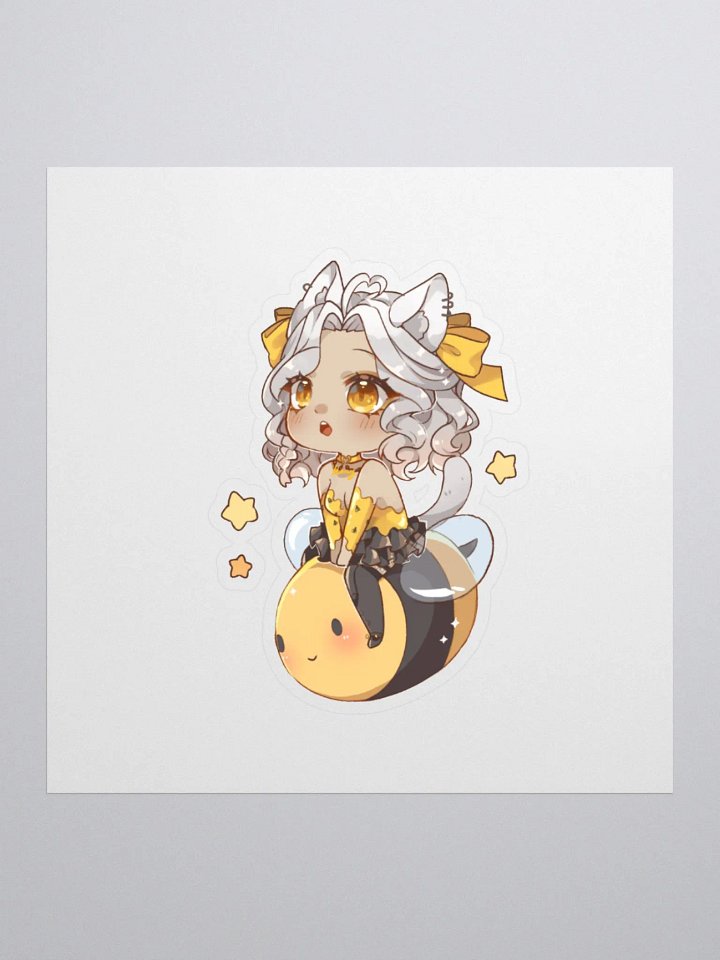 Leelaa on a bee sticker product image (1)