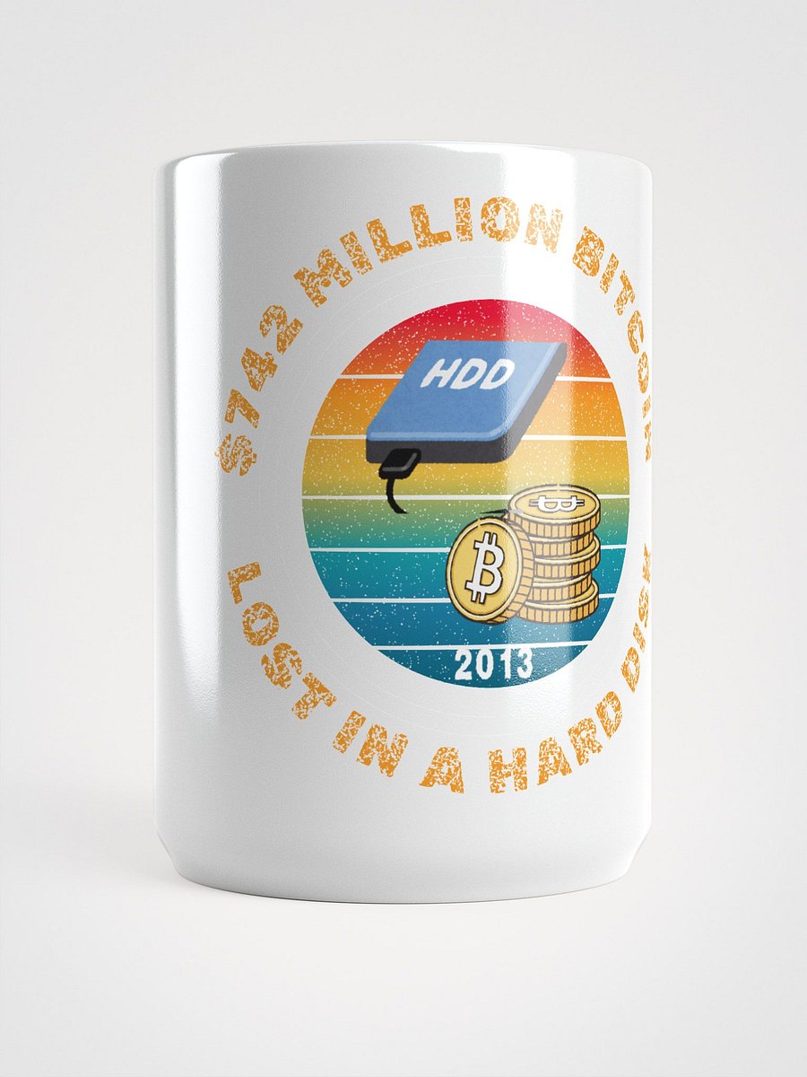 Lost Bitcoin Hard Drive Graphic Mug product image (5)