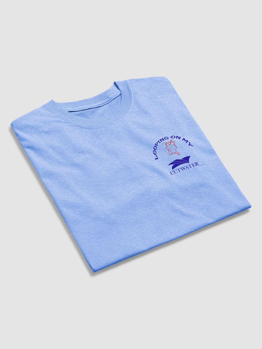 Looping On My Cutwater - T-Shirt - Light Shirt w/Blue Logo product image (4)