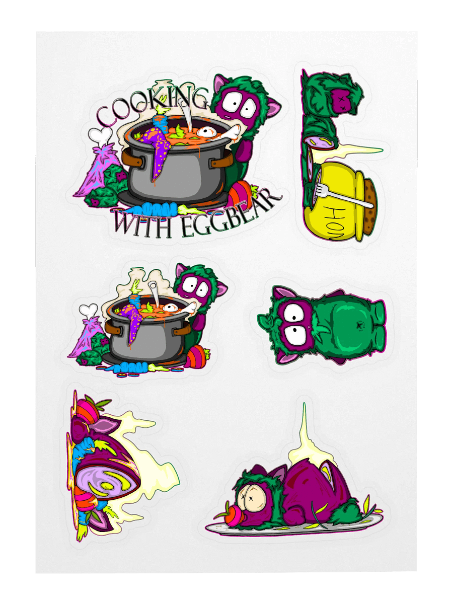 Cooking With Eggbear Stickers product image (3)