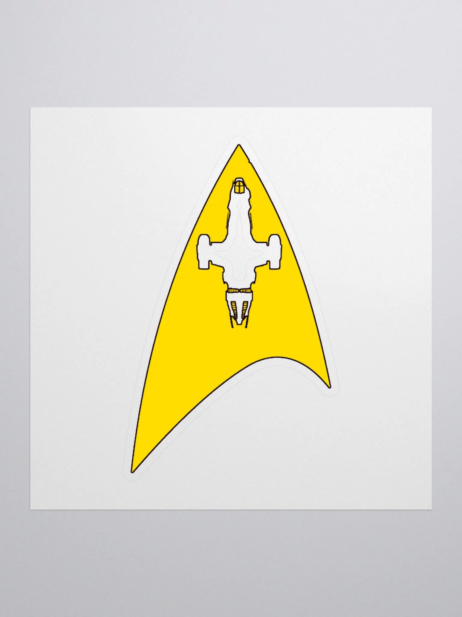 BDH STFC Badge Kiss Cut Sticker product image (1)