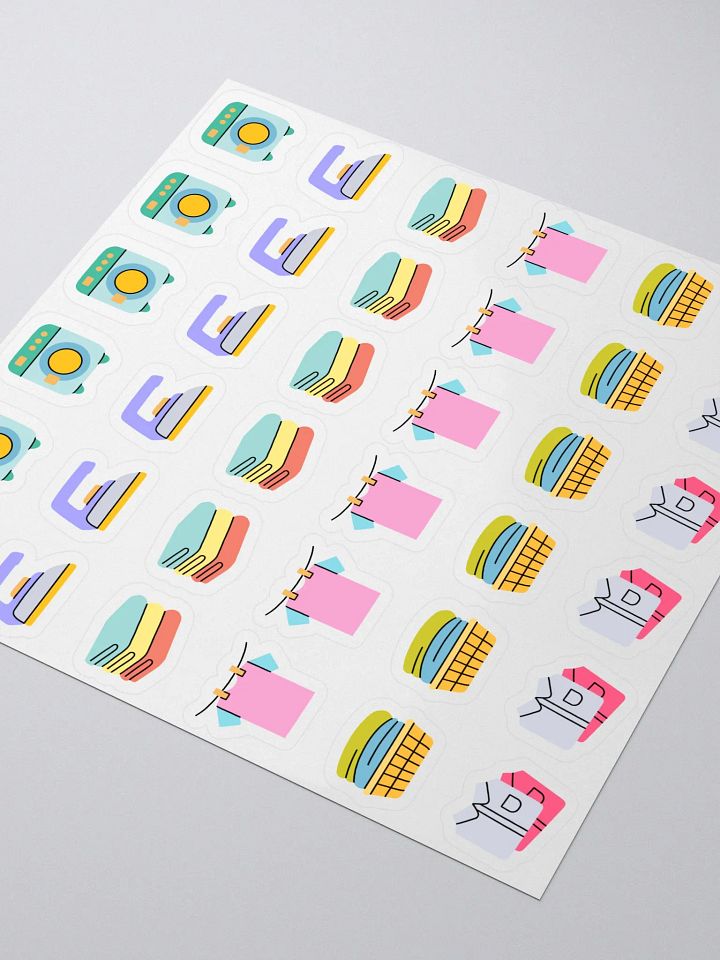 Laundry Stickers – Hand-Drawn, Functional Planner Stickers for Bullet Journals, Habit Tracking, and Household Organization product image (2)