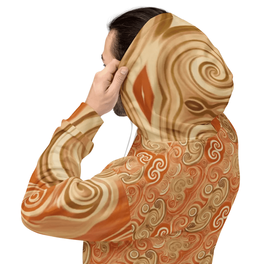 Funky Latte Liquid Tie-Dye Hoodie product image (5)