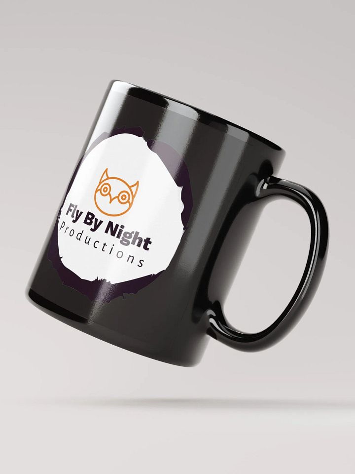 Fly By Night Productions Black Glossy Mug product image (4)