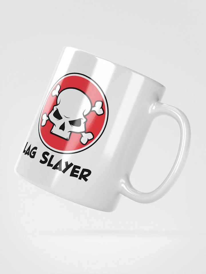 Lag Slayer Gamer Skull Coffee Mug product image (2)