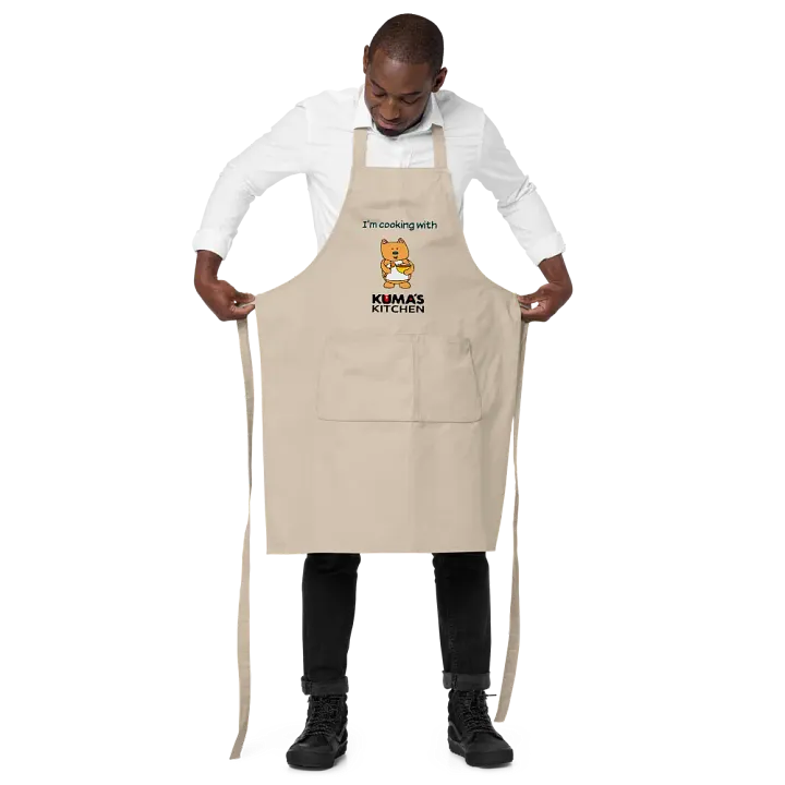 Cooking with Kuma's Kitchen Organic Cotton Apron product image (2)