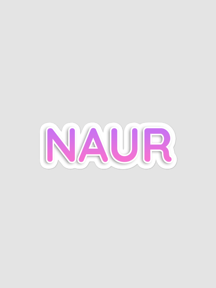 Naur Kiss Cut Sticker product image (1)