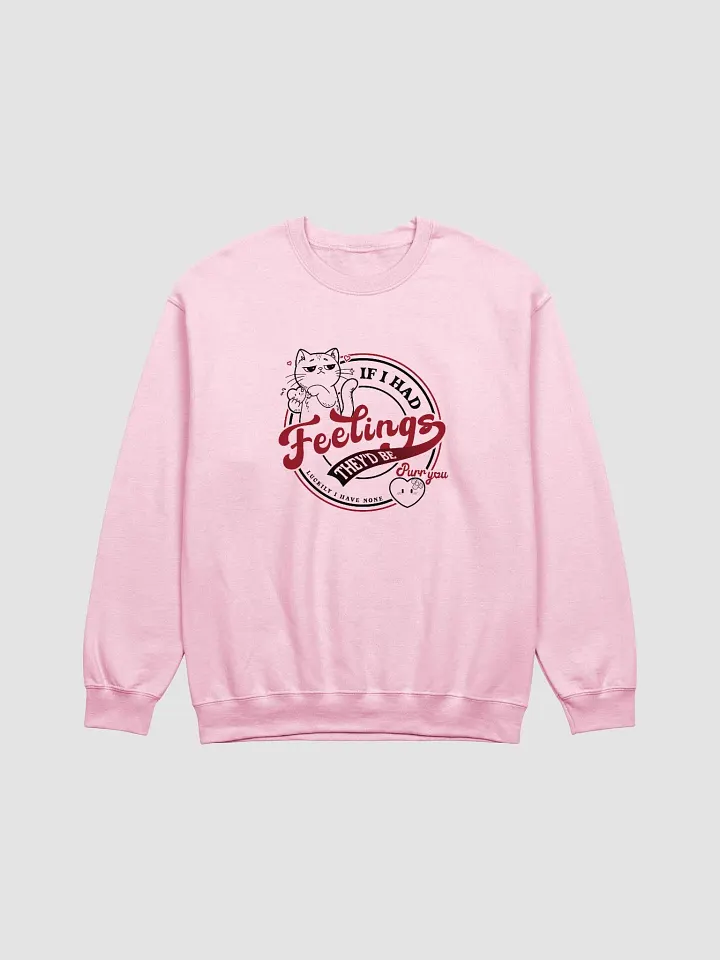 Paws Off My Heart - Crewneck Sweatshirt BLACK product image (2)