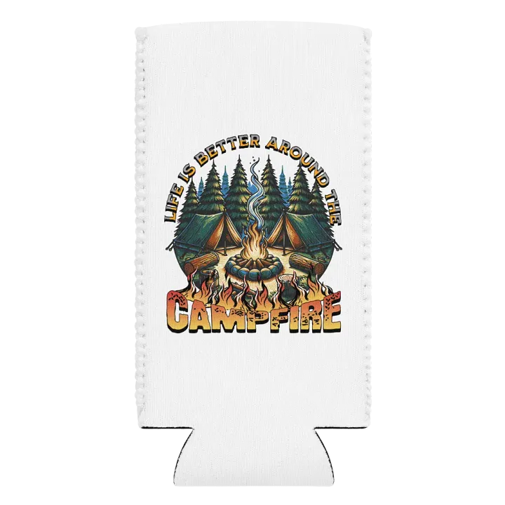 Life Is Better Around The Campfire Tales Can Cooler product image (2)