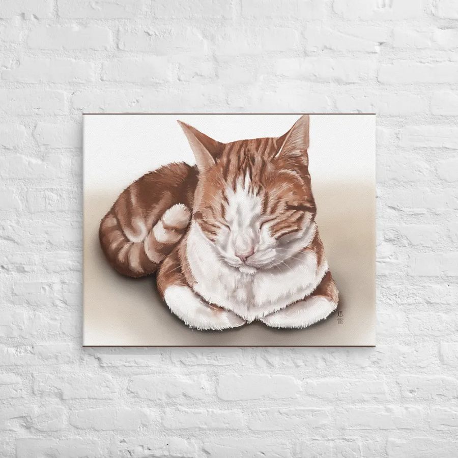 Canvas (Horizontal) - Oliver (Orange Tabby) Edition product image (6)