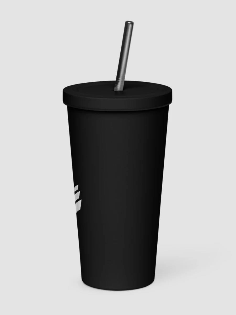 Insulated Tumbler with Straw - Black product image (4)