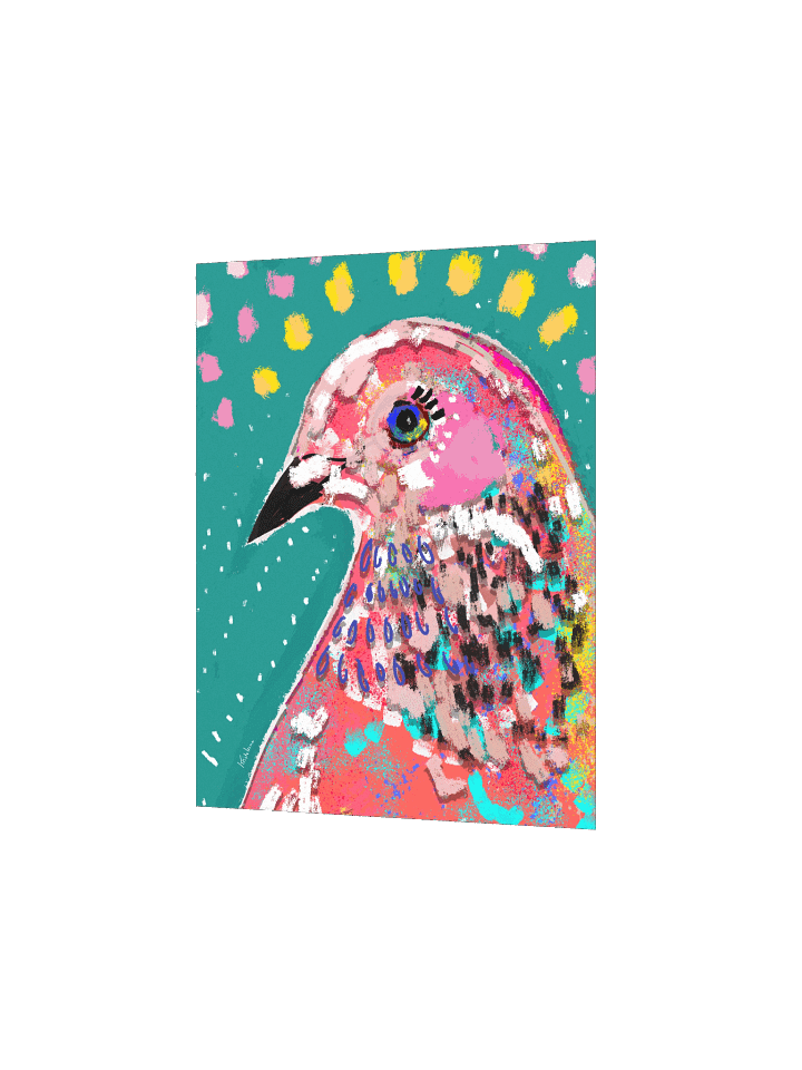 The Prettiest Pigeon - Premium Art Poster product image (6)