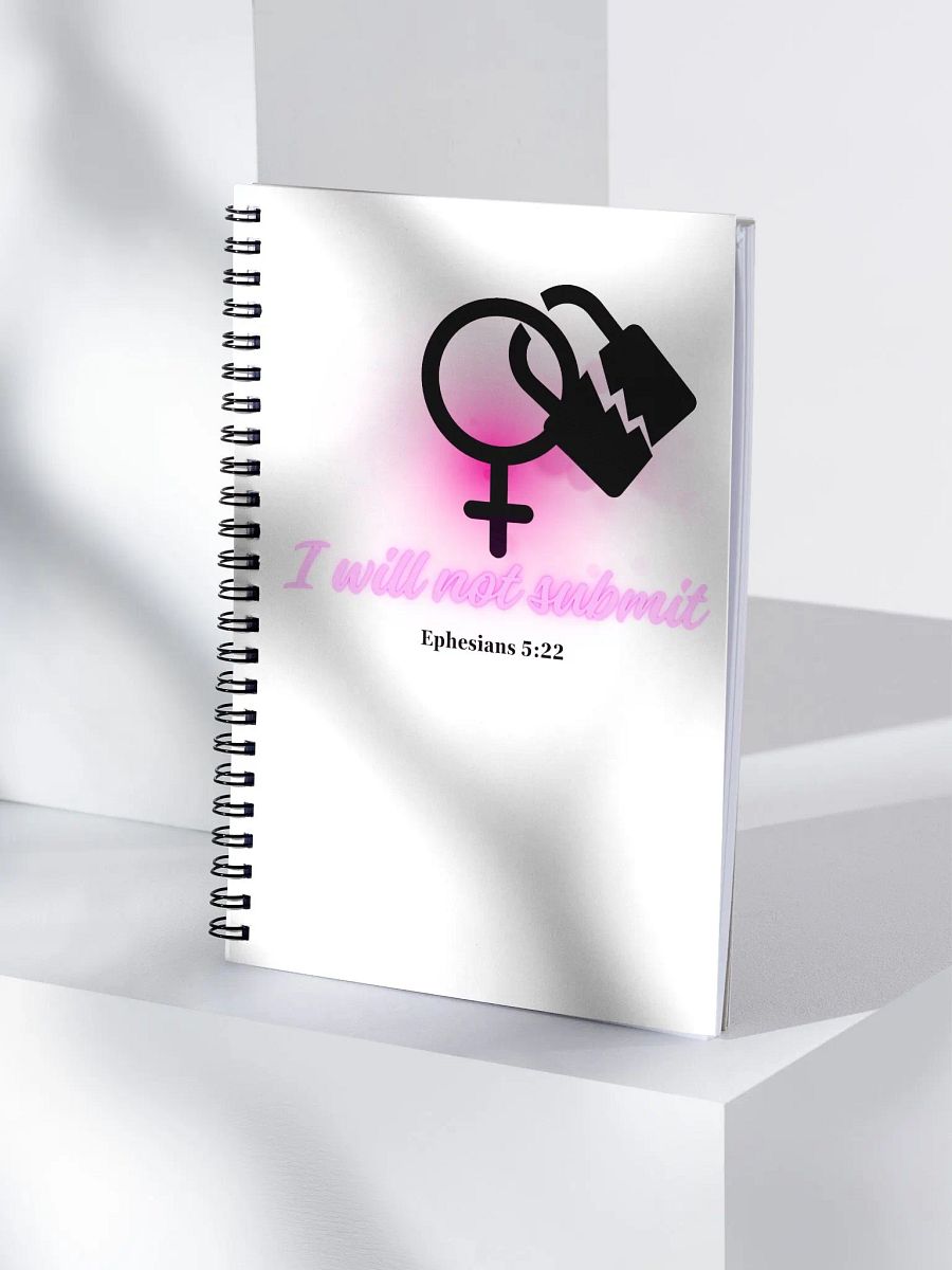I Will Not Submit Notebook product image (4)
