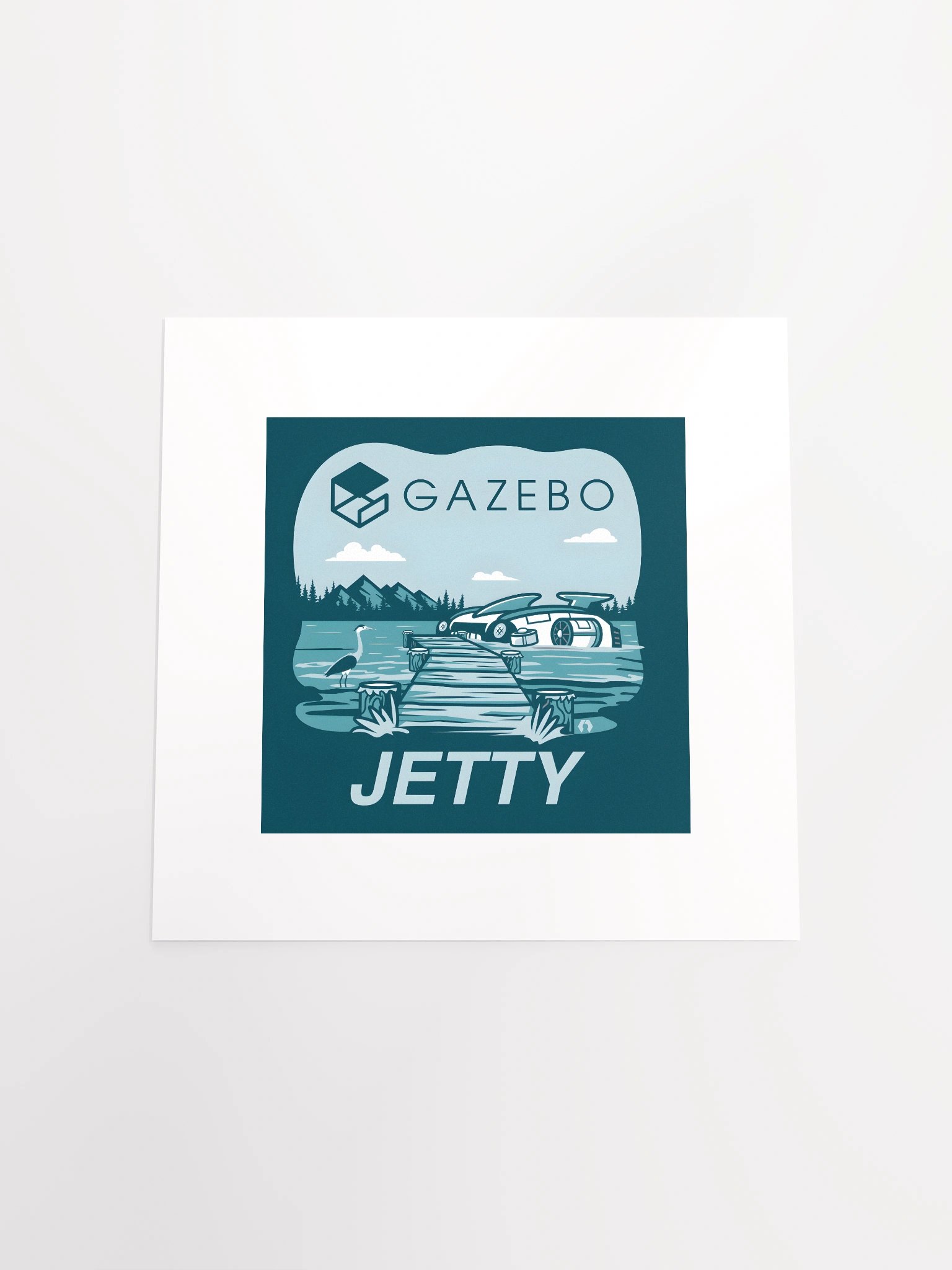 Gazebo Jetty unframed poster product image (7)