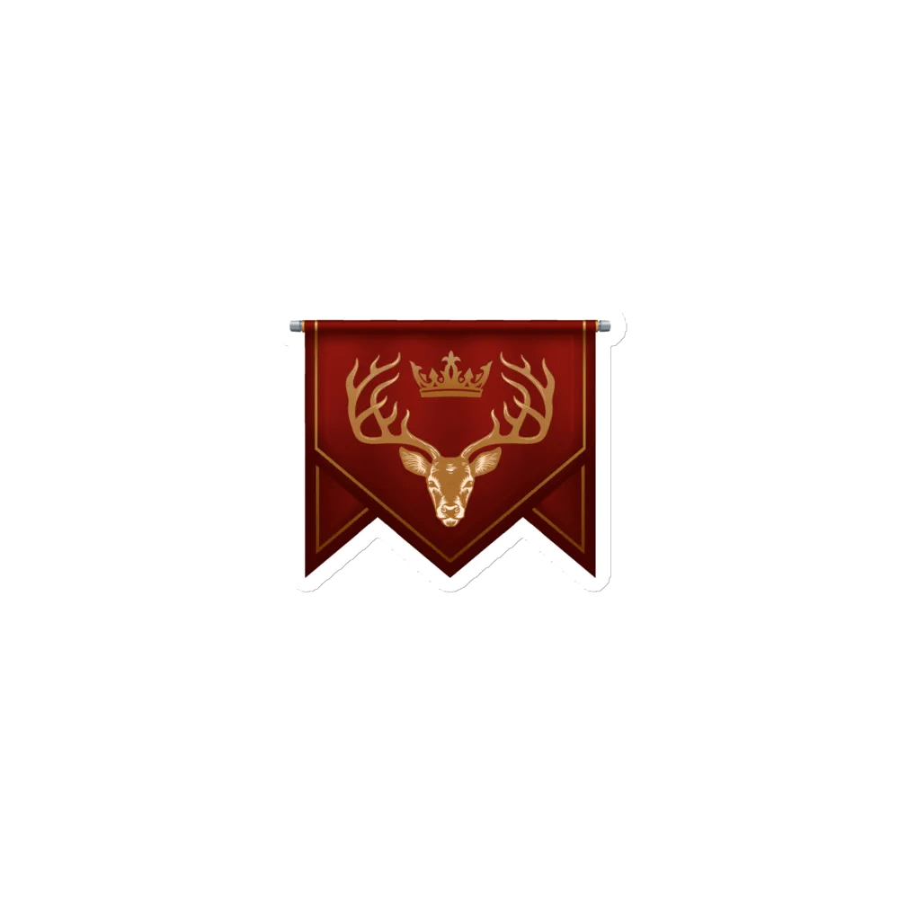 vris Mhanek Deer Banner Magnet product image (1)