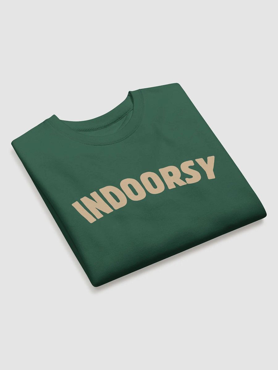 Indoorsy Sweatshirt (Tan Text) product image (3)