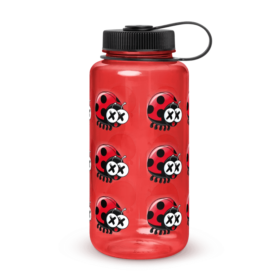 Ladybug Sees You Getting Dehydrated Wide Mouth Water Bottle product image (2)