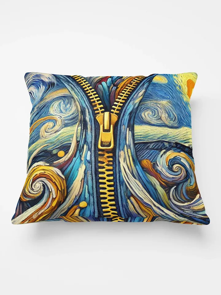 🛋️ Rolling Stones – Sticky Fingers Van Gogh-Inspired 18x18 Pillow product image (1)