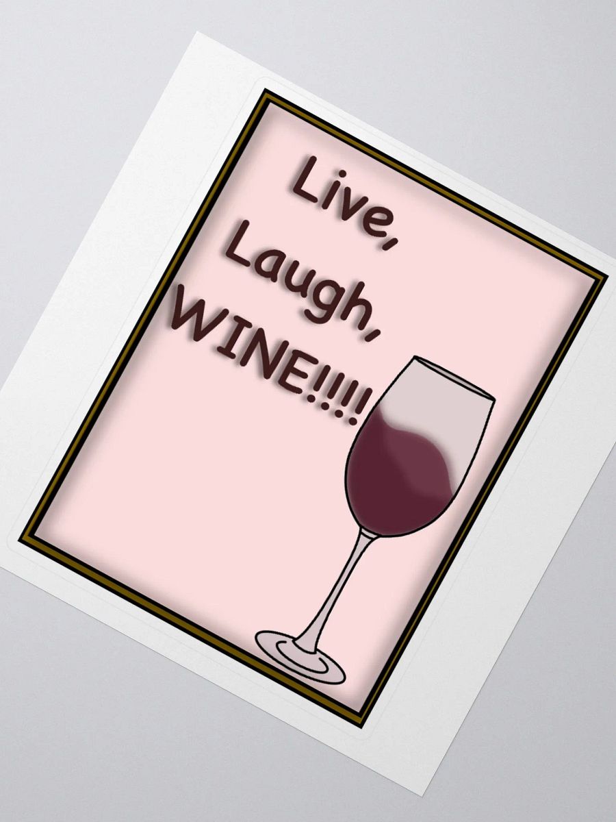 Live, Laugh, Wine Sticker product image (2)