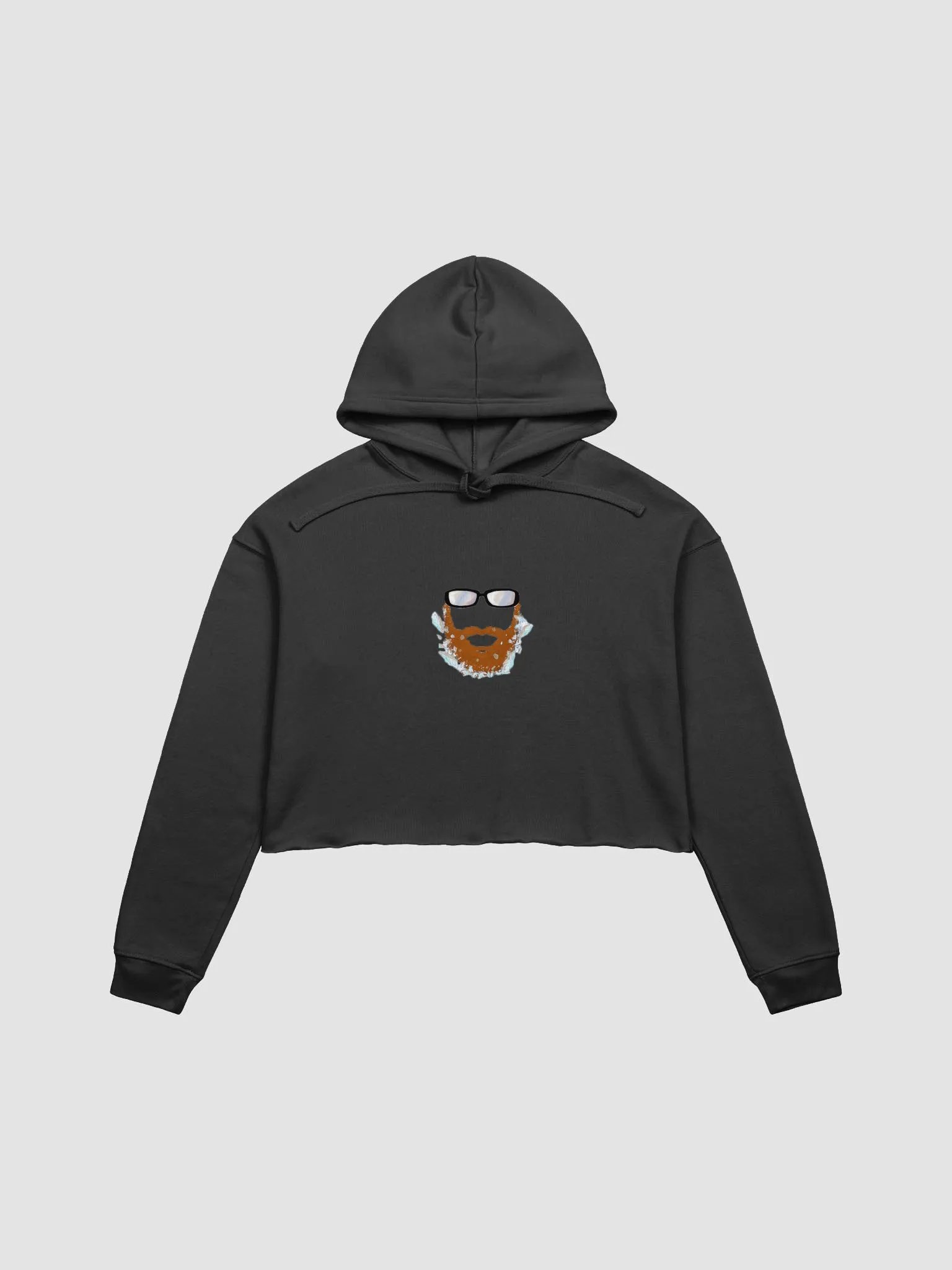 Mattyice Womens Black Cropped hoodie product image (1)