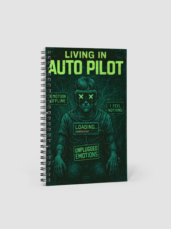 Living in Auto Pilot Spiral Notebook product image (1)