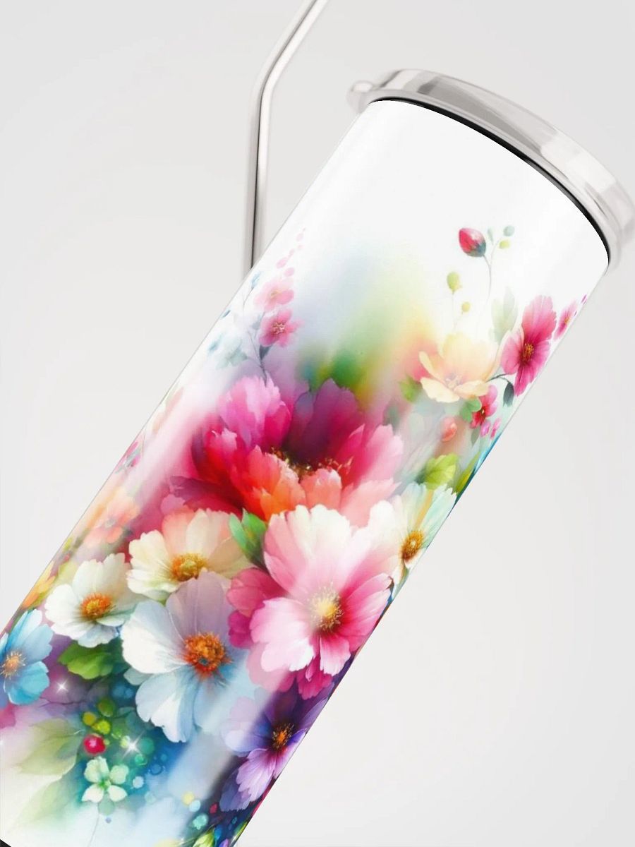 Fluttering Blossoms Tumbler: Sip into Springtime Splendor! product image (5)