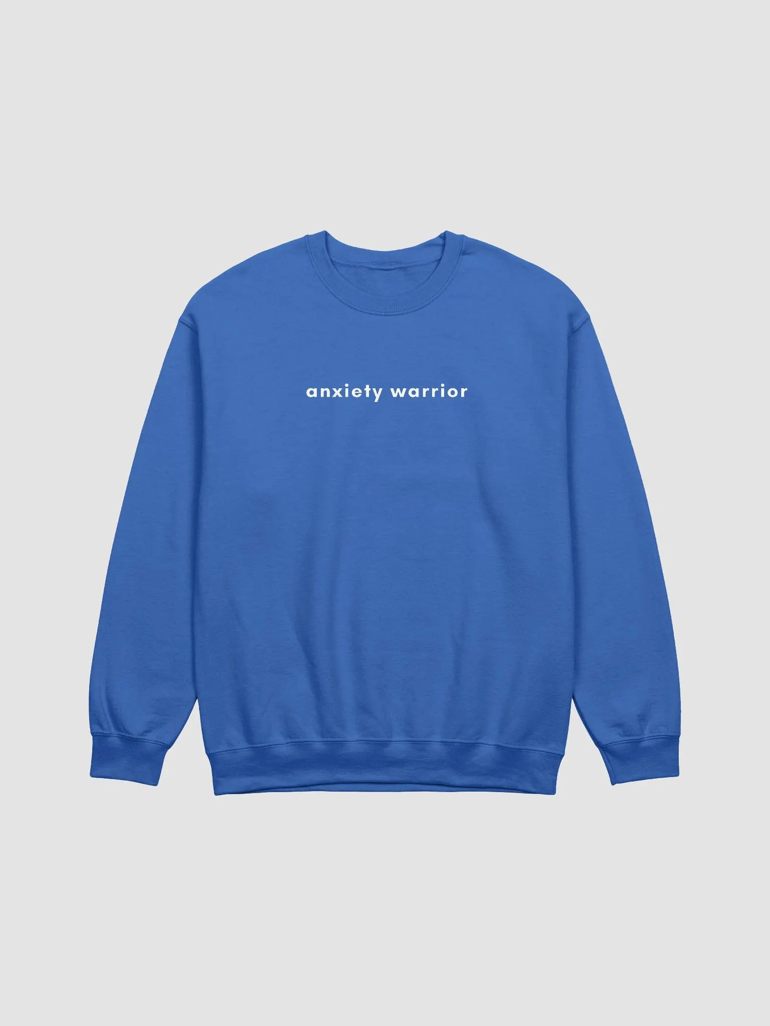Crewneck Sweatshirt - "anxiety warrior" product image (2)