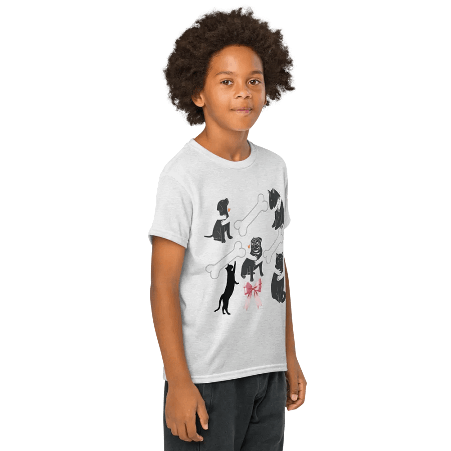 Kids T-Shirt Dogs Bones product image (4)
