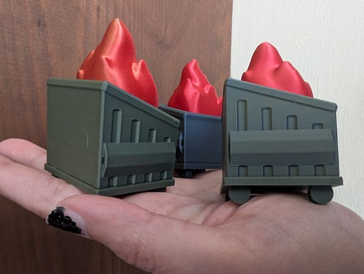 Mini Dumpster Fire Clicker product image (1)
