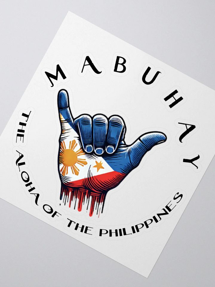 MABUHAY THE ALOHA OF THE PHILIPPINES Decal Sticker Label for Car Decals and more product image (4)