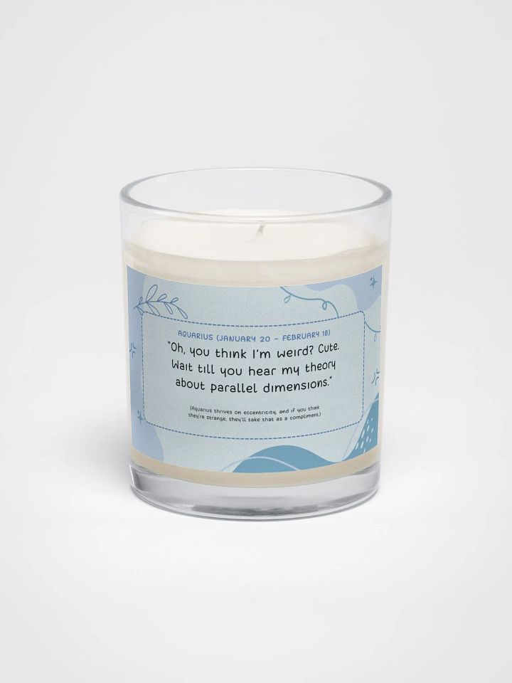 Aquarius - Zodiac Candles product image (1)