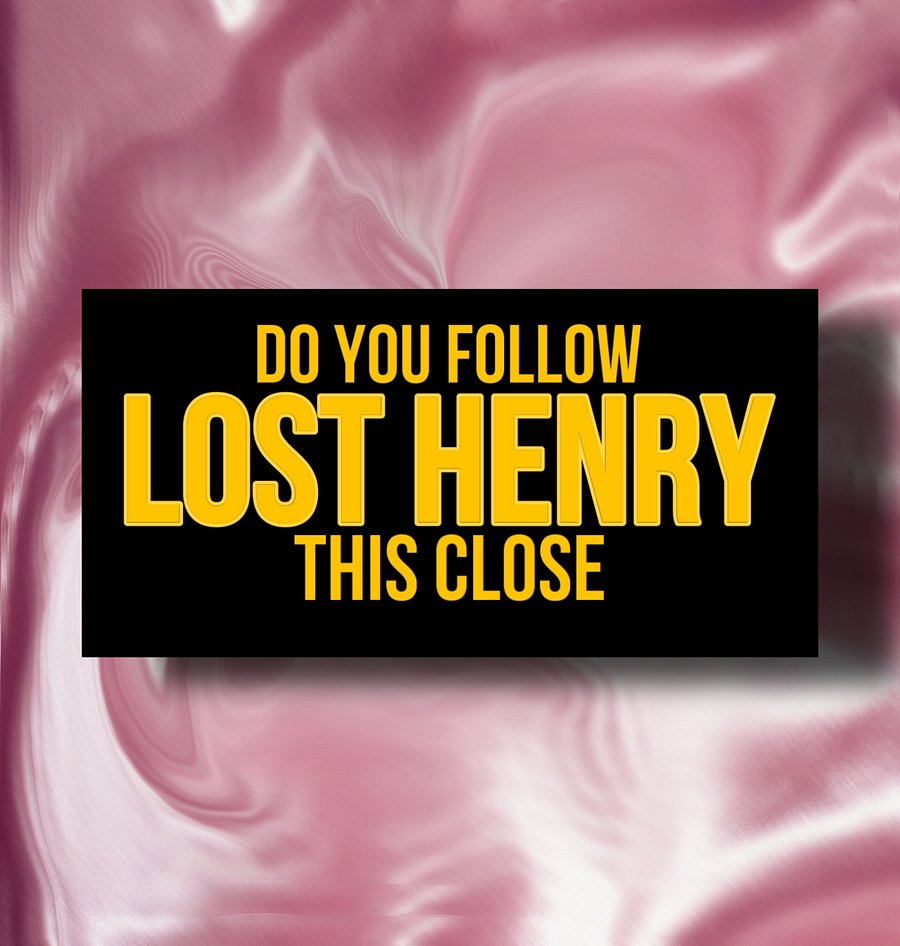 Lost Henry Bumper Sticker product image (1)