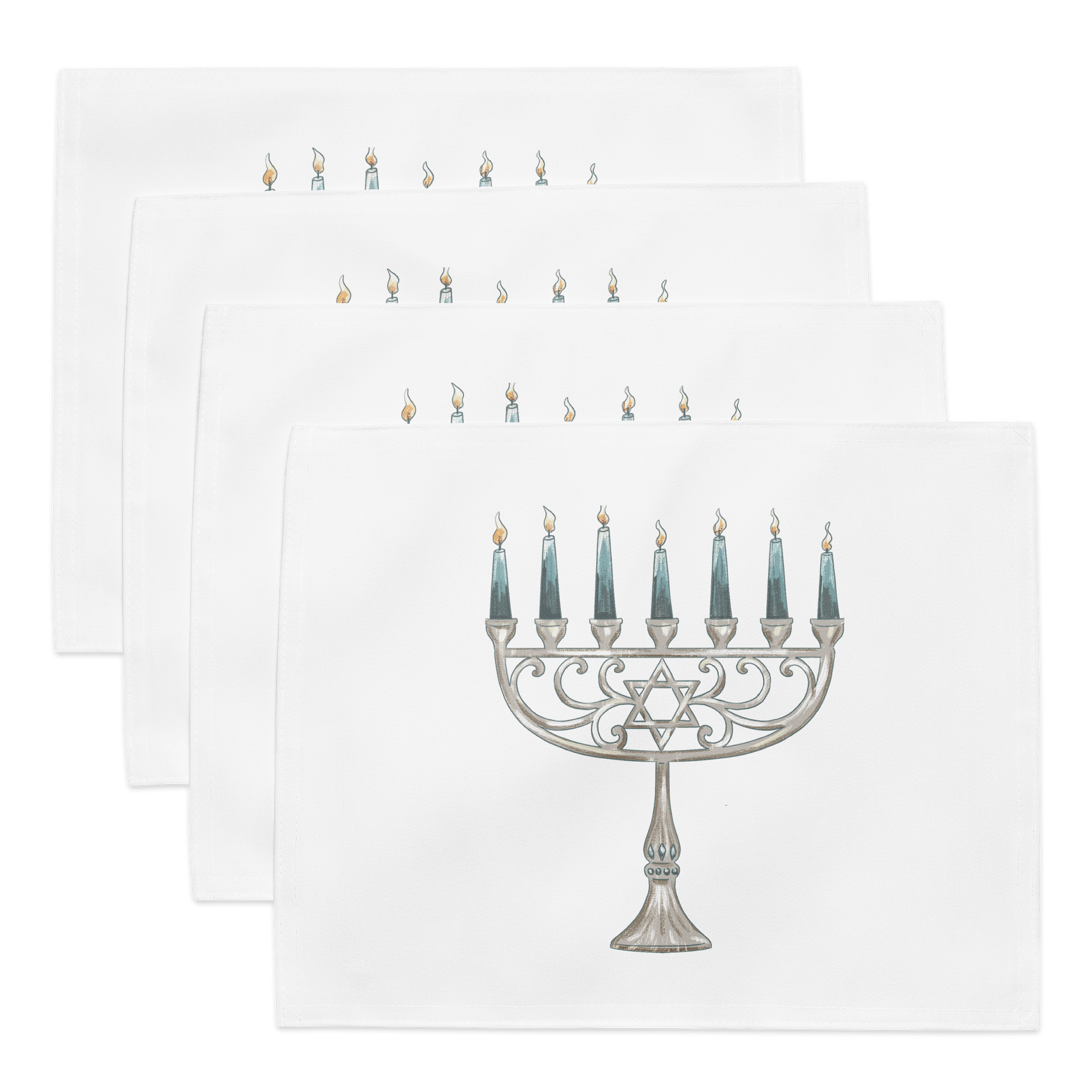 Star of David Menorah Placemat Set product image (1)