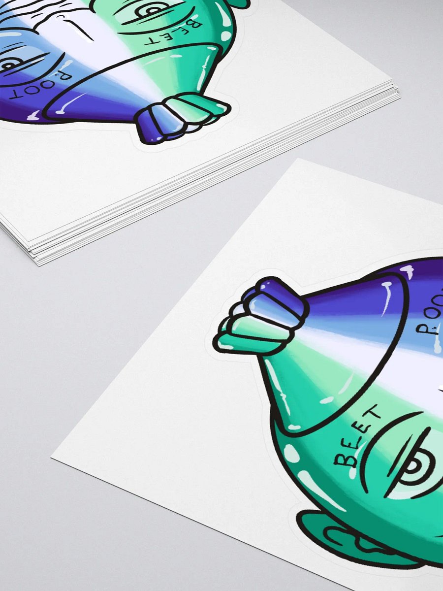 MLM Poot bubble free stickers product image (4)