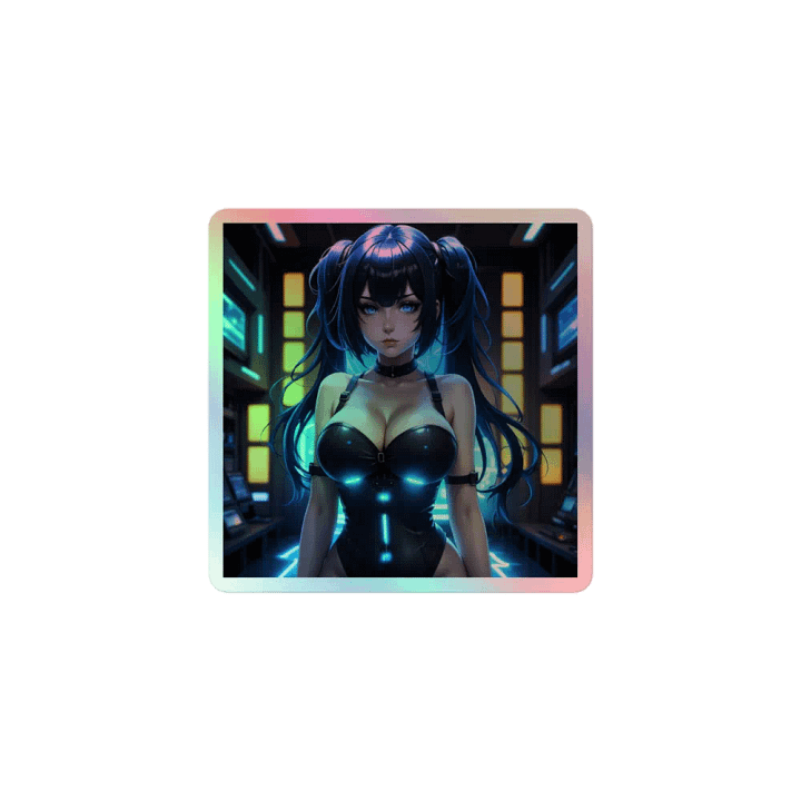 Cyberpunk Princess Kiss-Cut Sticker Sheet product image (1)