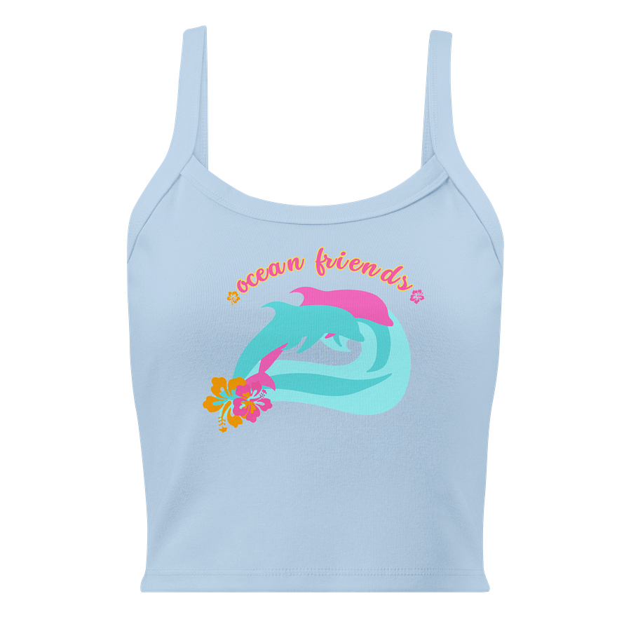 Ocean Friends Tank in Ocean Blue product image (1)