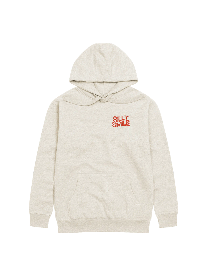 Silly Smile Hoodie White product image (1)