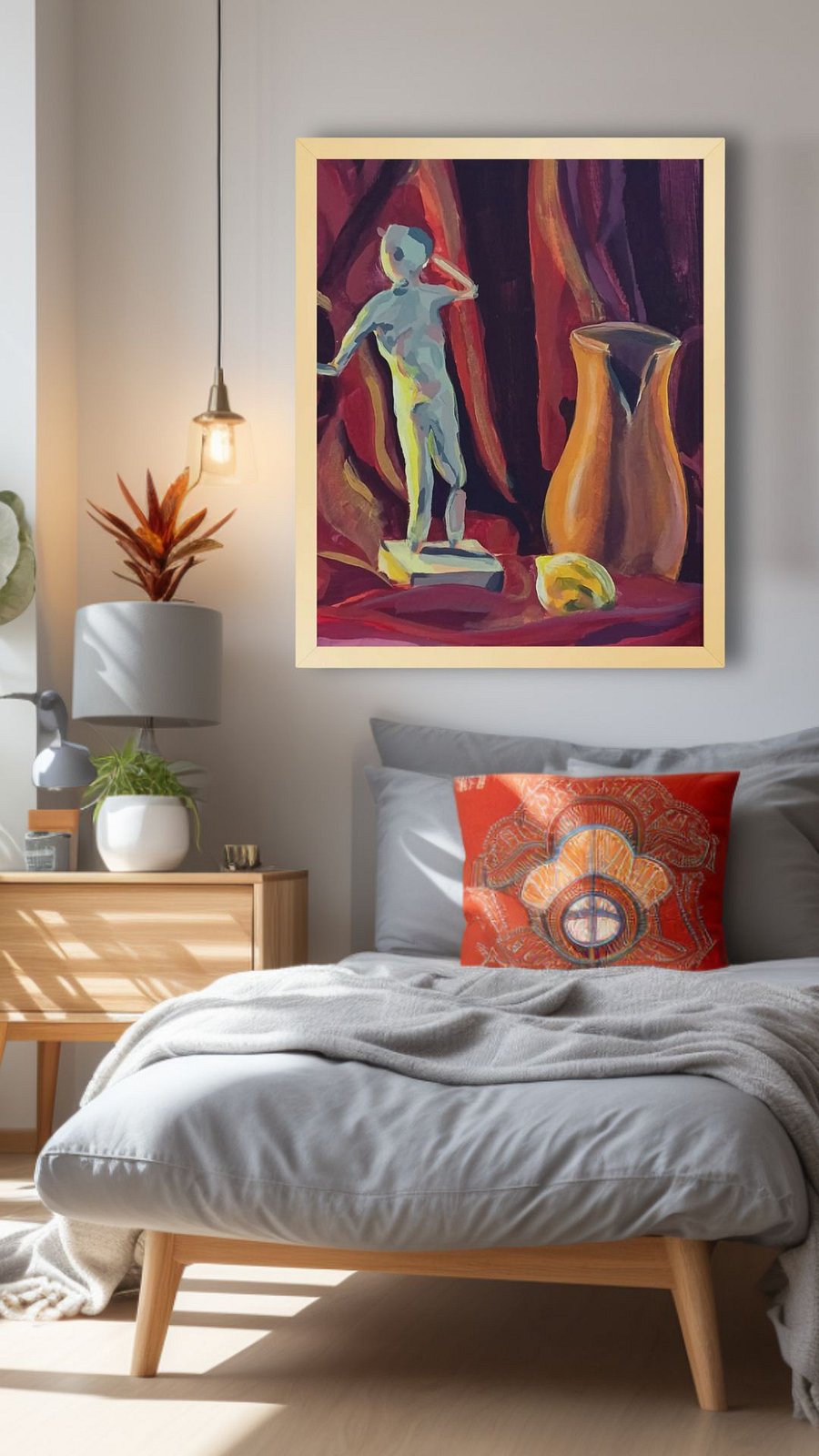 Crimson Red Dance Framed Print product image (3)