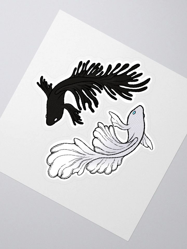 Satoru Gojo & Suguru Geto Fish // Jujutsu Kaisen Sticker product image (4)