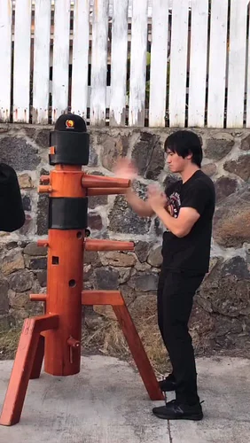 Training the Wooden Dummy Set 3 to refine structure and efficiency — then taking it to the BOB to develop accuracy and power....