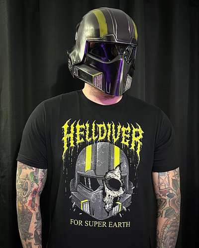 Who else is back on Helldivers 2?! 💀

Shirts are available now!