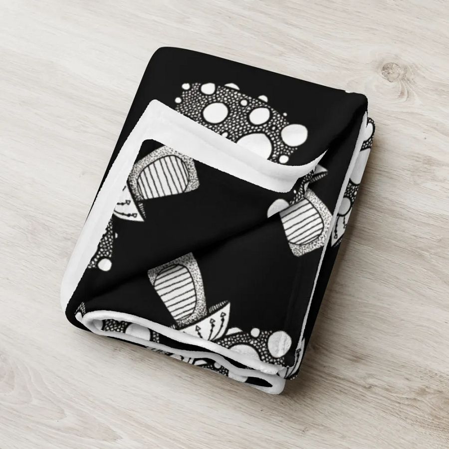 Mushroom Clusters Throw Blanket product image (18)