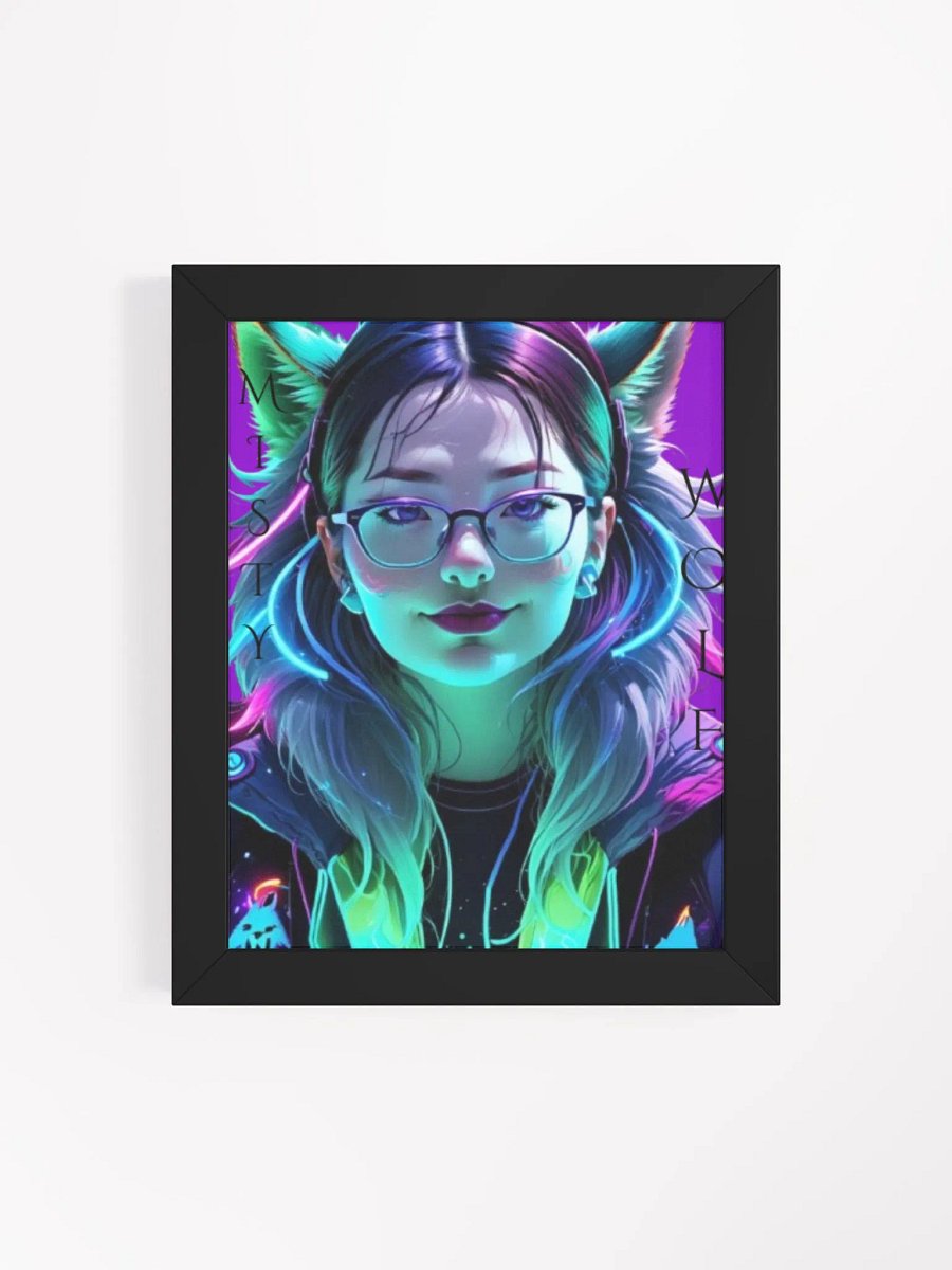 Neon Enigma Framed Poster product image (22)